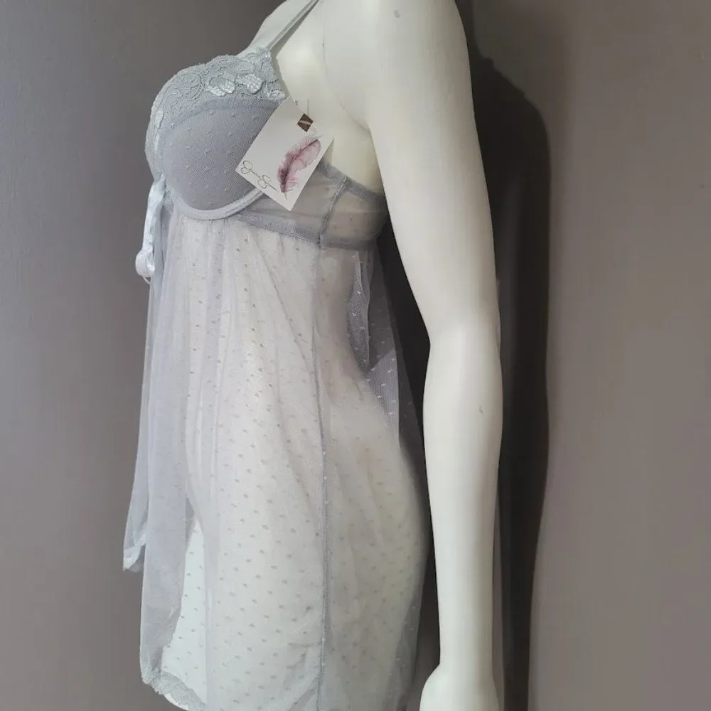 Jessica Simpson Babydoll Lingerie Set - Picture 2 of 9